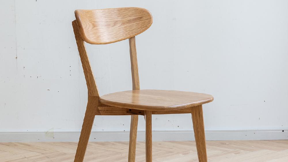 Jennifer Taylor Home Remi Natural FAS Grade Oak Wooden Dining Chair