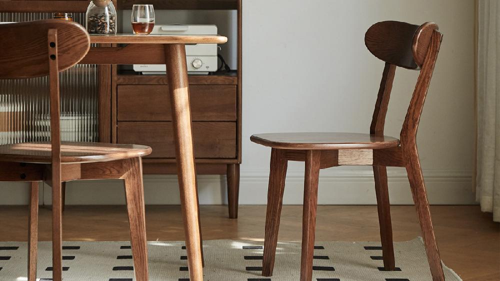 Jennifer Taylor Home Remi Natural FAS Grade Oak Wooden Dining Chair Set Of 4