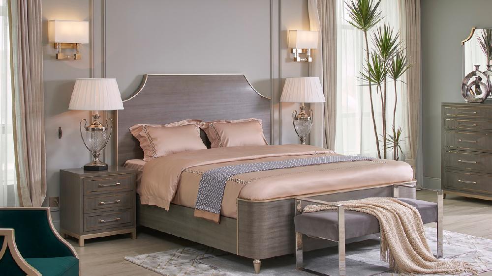 Jennifer Taylor Home Roland 22" 3-Drawer Storage End Table Washed Gray Brown Poplar Veneer