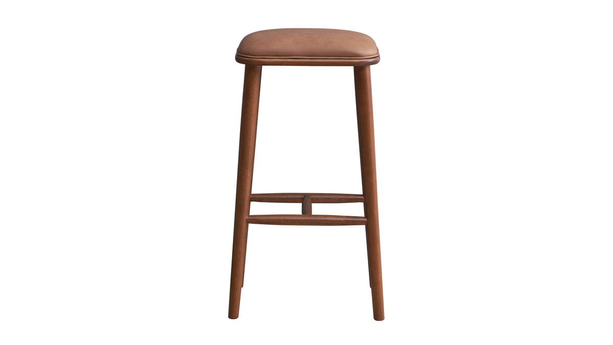jennifer taylor home Ryder 30" Backless Bar Stool with Faux Leather Seat and Solid Wood Frame Tan jennifer taylor home Ryder 30" Backless Bar Stool with Faux Leather Seat and Solid Wood Frame Tan