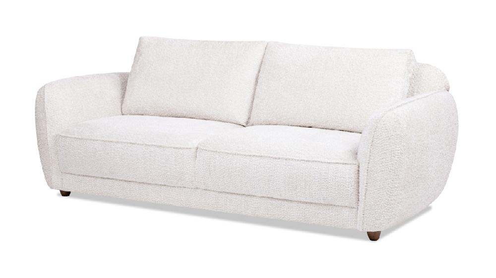 Jennifer Taylor Home Sharon 84" Puffy Arm Sofa Alpaca Off-White