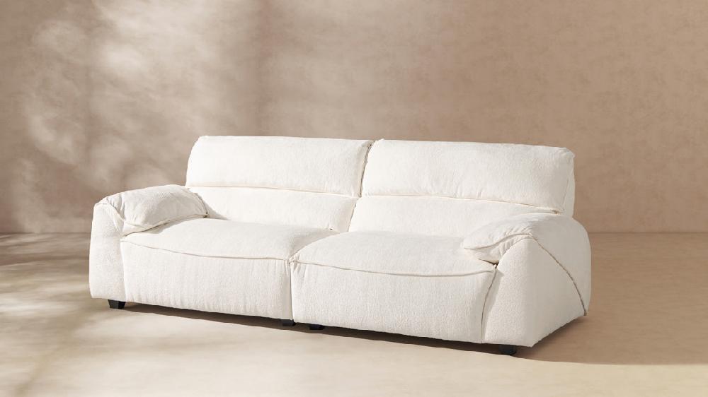 Jennifer Taylor Home Sorrento 90.5" Modular 2-Piece Sofa Crème Off-White