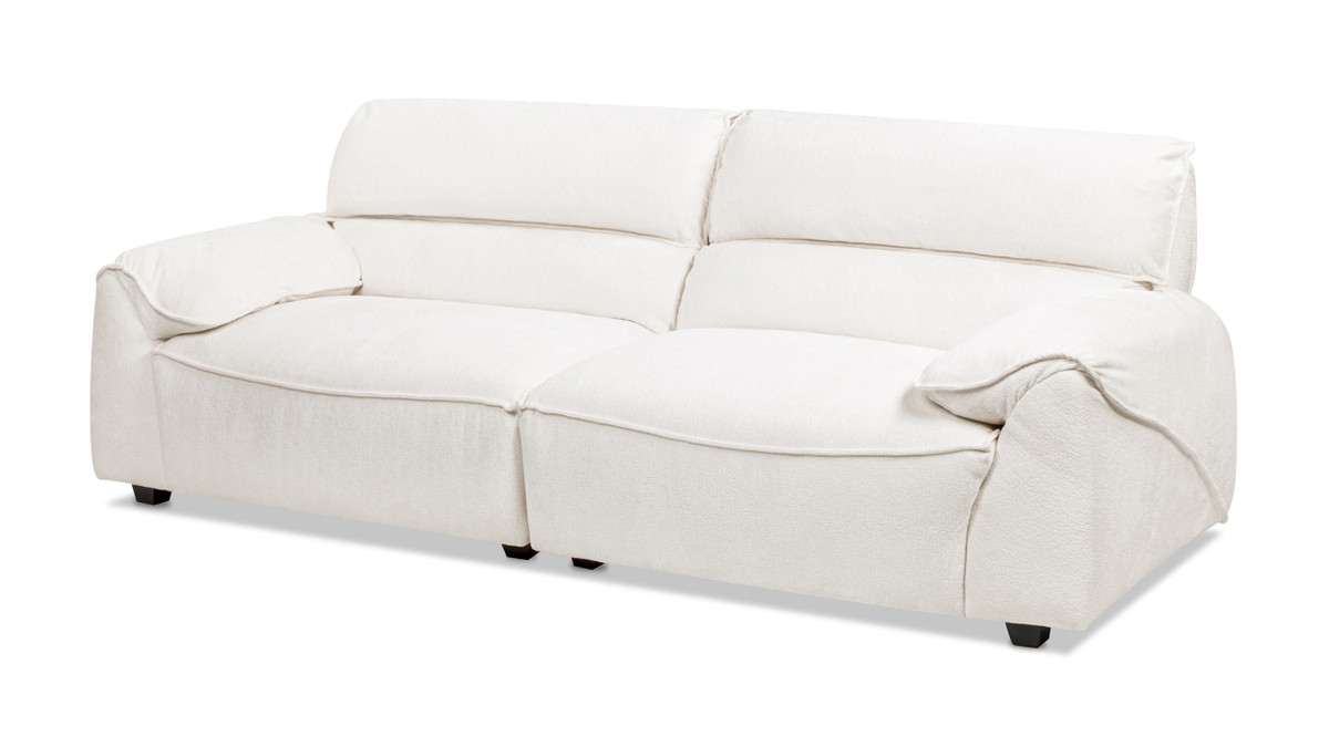 Jennifer Taylor Home Sorrento 90.5" Modular 2-Piece Sofa Crème Off-White