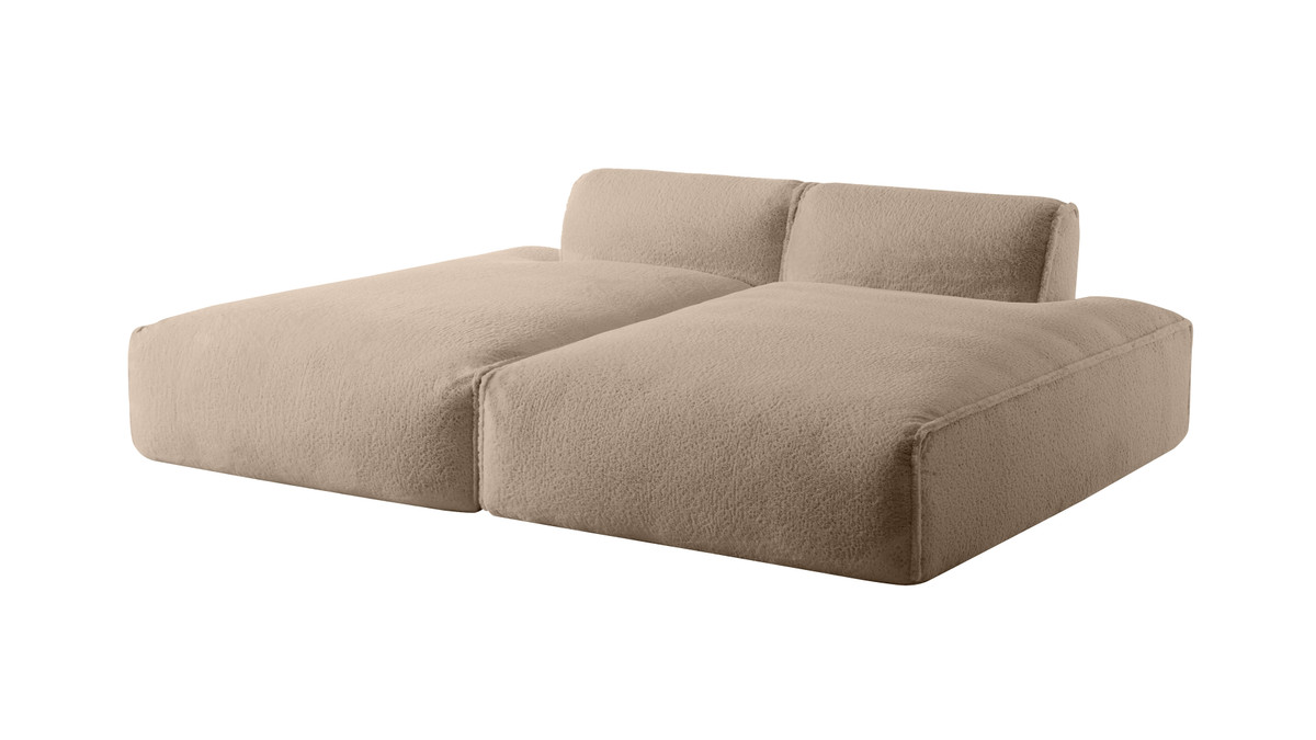 jennifer taylor home Tao Modular Low Profile Sofa-in-a-Box Sectional Sofa Khaki