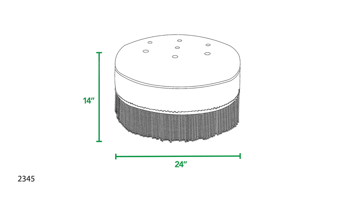 Jennifer Taylor Home Yolanda Upholstered Round Accent Ottoman Beige & Tropical Floral