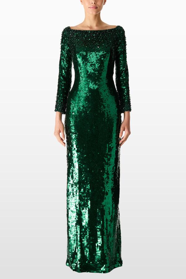 Jenny Packham BOTTLE GREEN 2004 Dress BOTTLE GREEN 2004