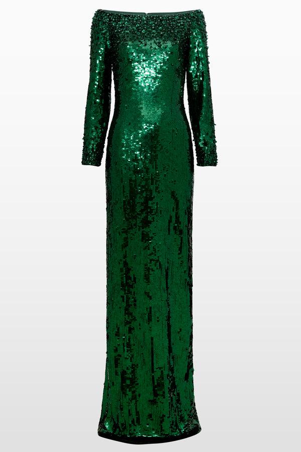 jenny packham BOTTLE GREEN 2004 Dress BOTTLE GREEN 2004