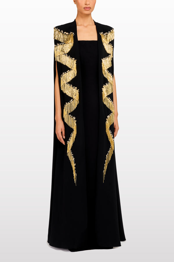 Jenny Packham Du Barry Capes Liquorice/gold 2033/172