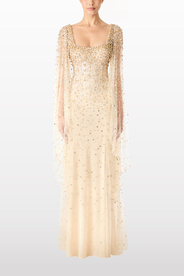 Jenny Packham Angel Wing Dress SANDY BEACH 2098
