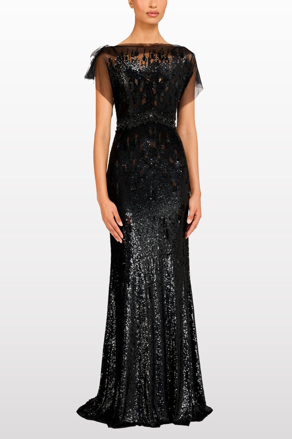 Jenny Packham Bonnie Dresses Liquorice 2033