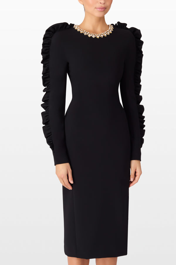 Jenny Packham Cheri Dress LIQUORICE 2033