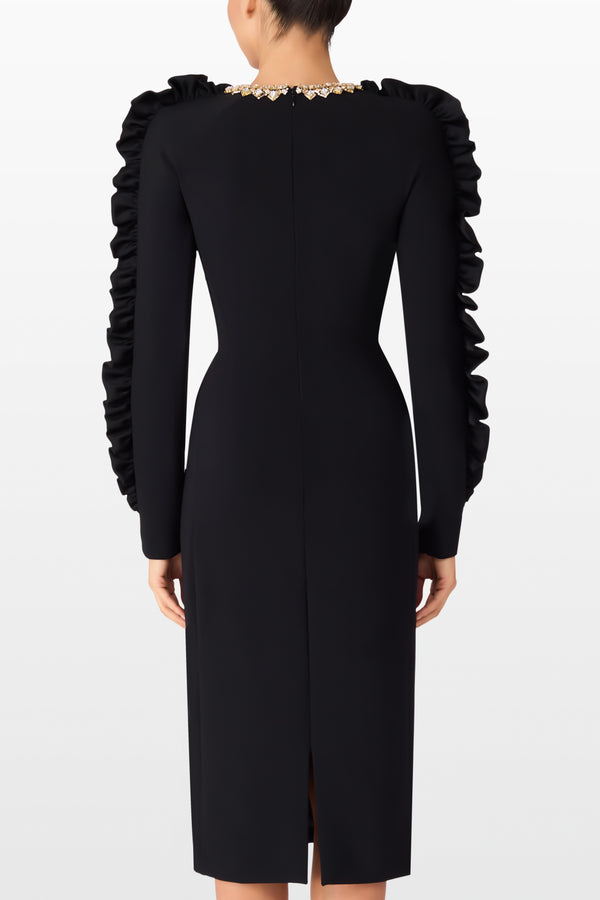 Jenny Packham Cheri Dress LIQUORICE 2033