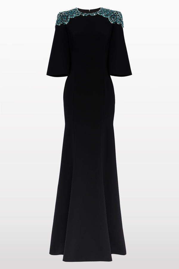 jenny packham Daza Dresses LIQUORICE 2033