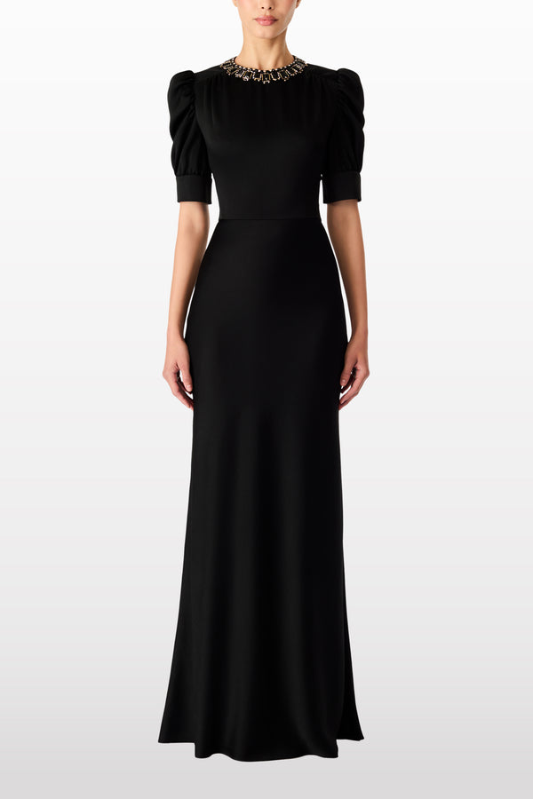Jenny Packham DELTA BLUE 2100 Dress LIQUORICE 2033