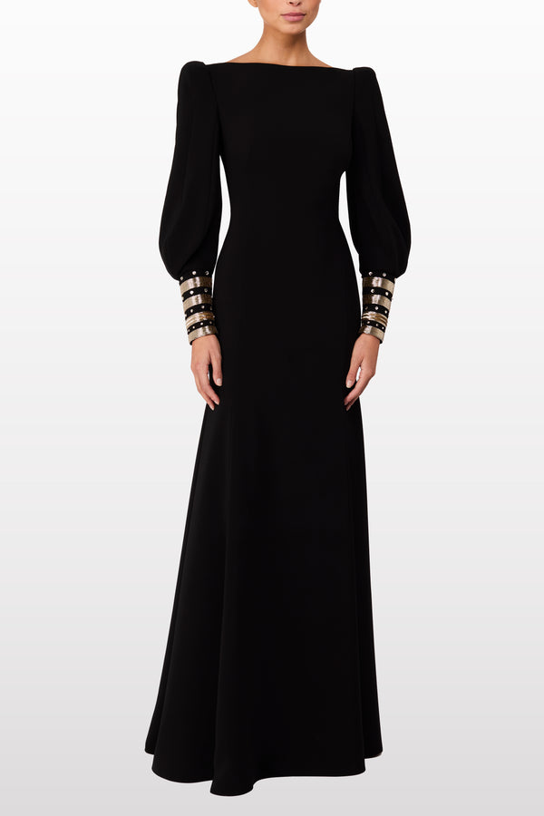 Jenny Packham Francolin Dresses Liquorice 2033