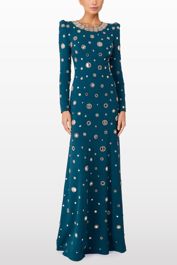 Jenny Packham Frency Dresses Mosaic Blue 2029
