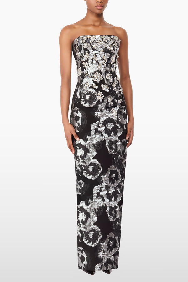 Jenny Packham Jasmine Dress Liquorice 2033