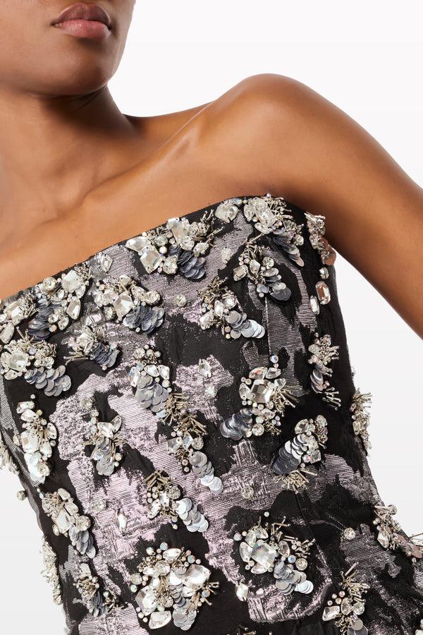 Jenny Packham Jasmine Dress Liquorice 2033