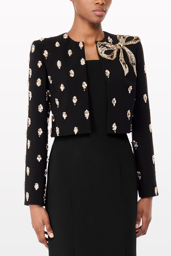 Jenny Packham Leotine Jackets Liquorice 2033