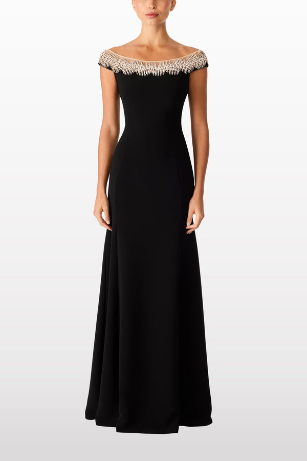 Jenny Packham LIQUORICE 2033 Dress LIQUORICE 2033