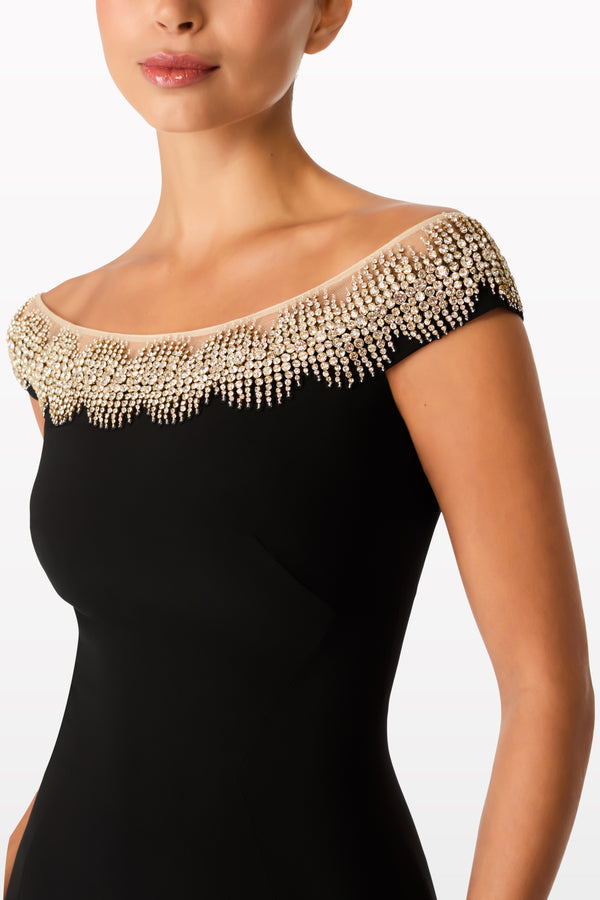 Jenny Packham LIQUORICE 2033 Dress LIQUORICE 2033