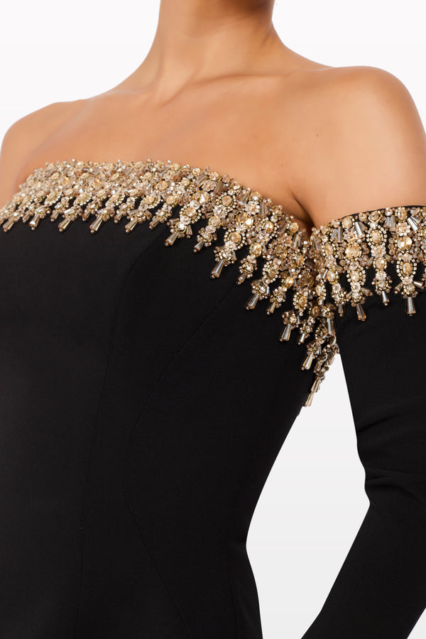 Jenny Packham Love Bubble Dress Liquorice 2033