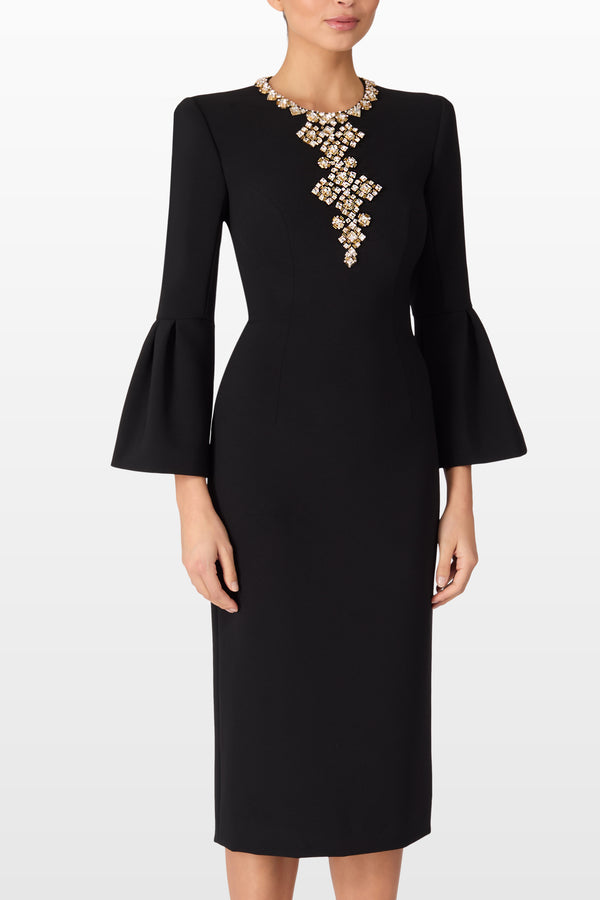 Jenny Packham Margoni Dresses Liquorice 2033