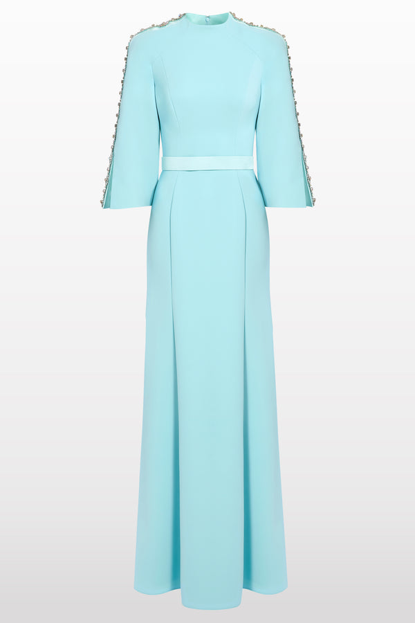 jenny packham Mildred Dress LIGHT AZURE 1064