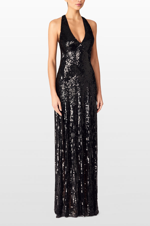 Jenny Packham Night Fever Dress LIQUORICE 2033