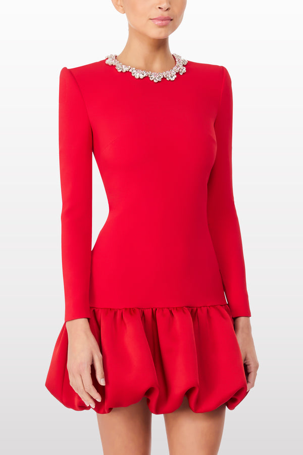 Jenny Packham Puff Dresses Chilli Red 2132