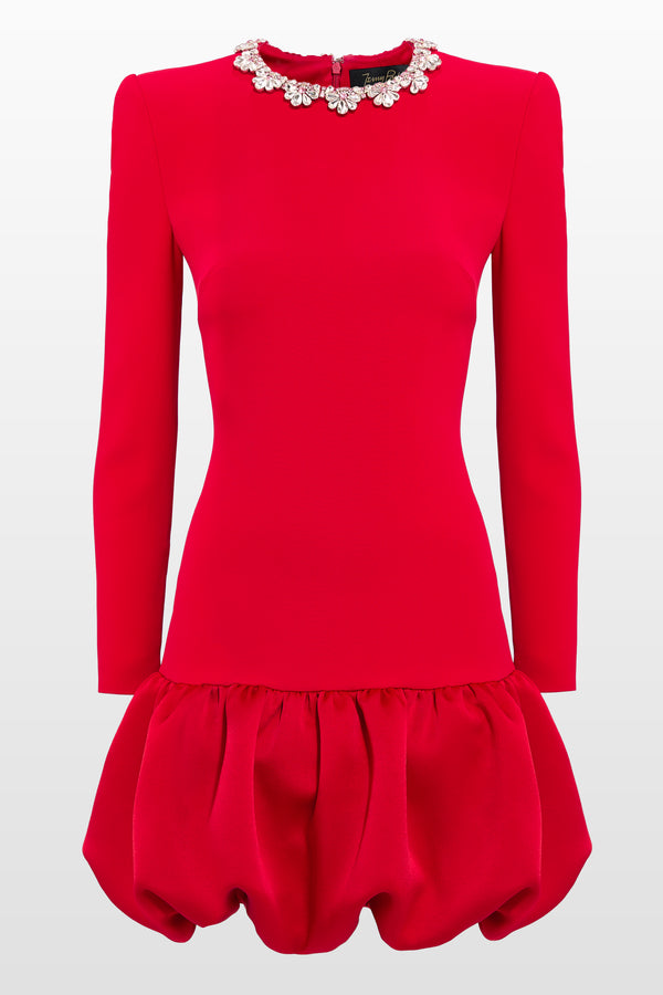 jenny packham Puff Dresses chilli red 2132