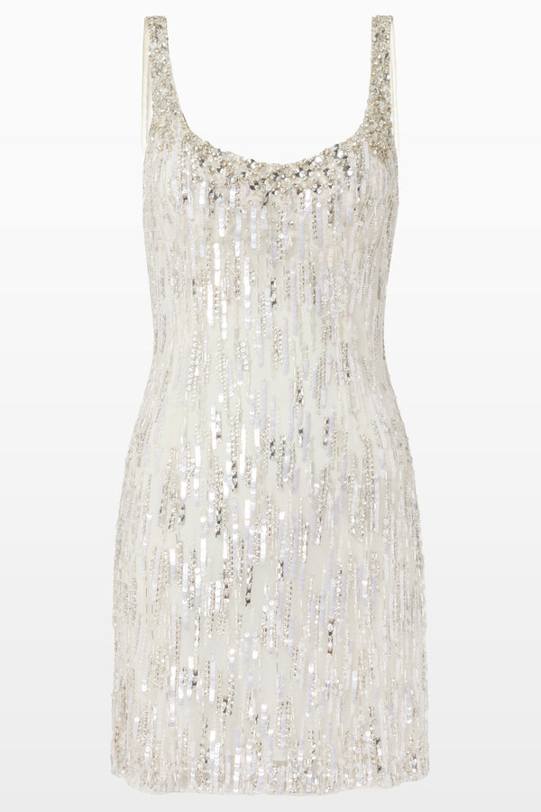 jenny packham Shimmer Dresses ivory 001