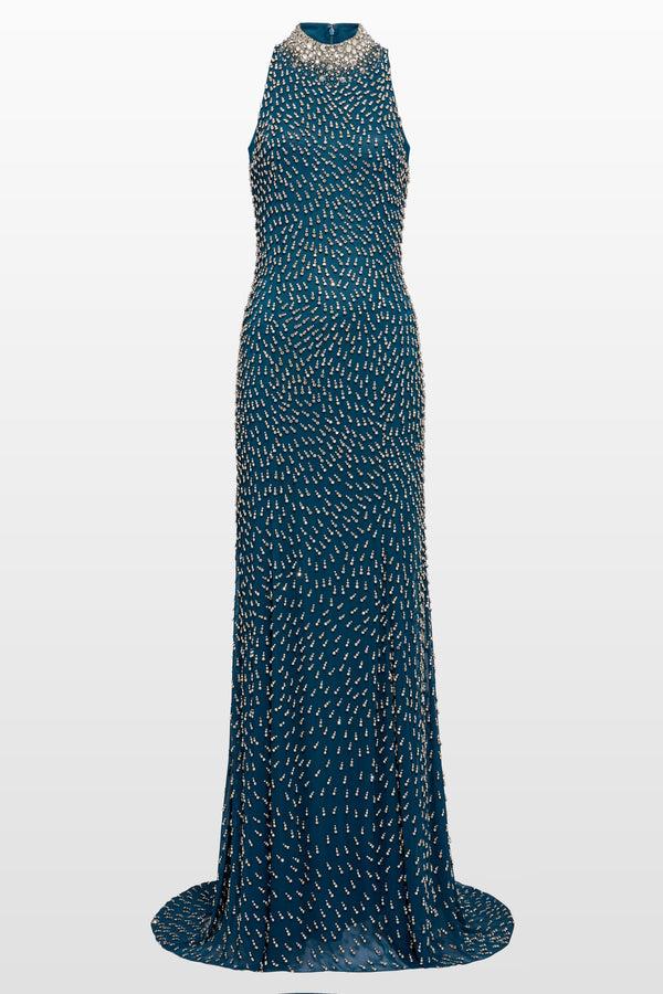 jenny packham Sisley Dresses mosaic blue 2029