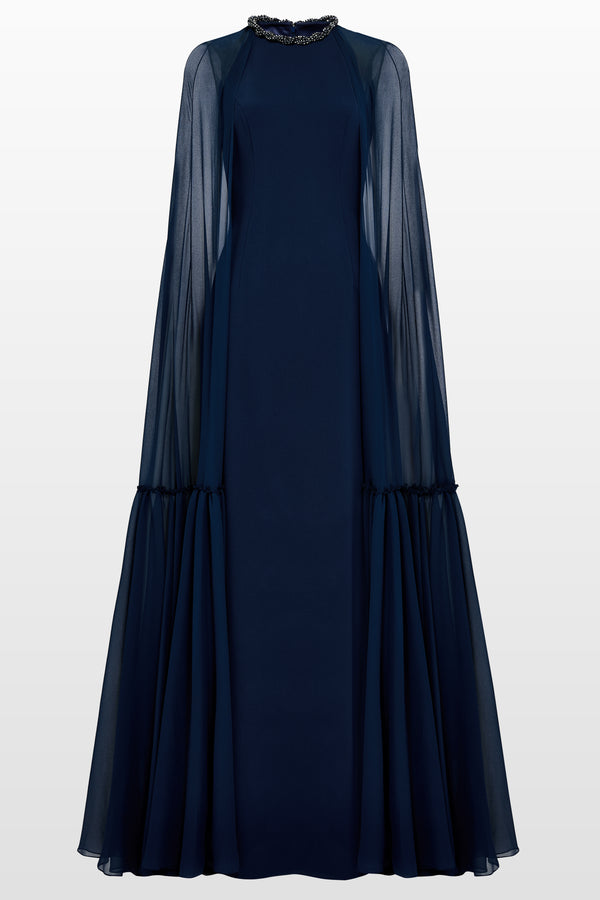 jenny packham Storm Dress blackthorne blue 2124