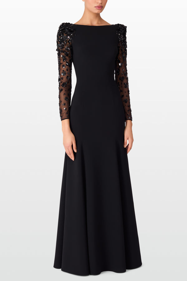 Jenny Packham Sylvia Dresses Liquorice 2033
