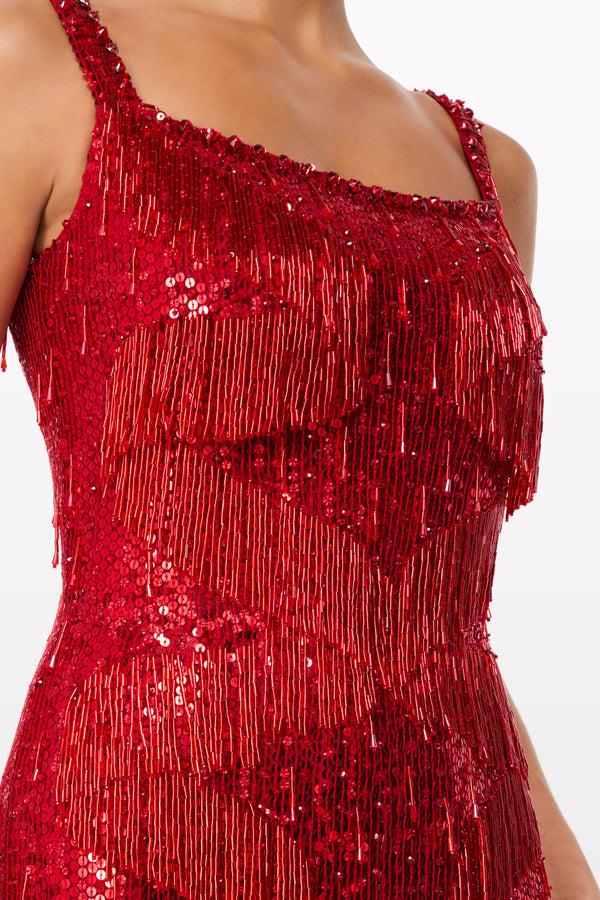 Jenny Packham Tina Dresses Chilli Red 2132