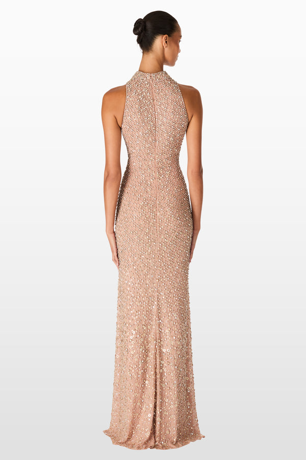Jenny Packham Juno Floor-Length Dress Dress DESERT SAND 2062