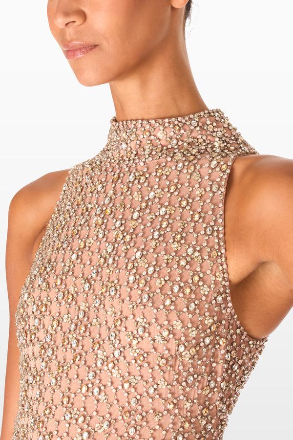 Jenny Packham Juno Floor-Length Dress Dress DESERT SAND 2062