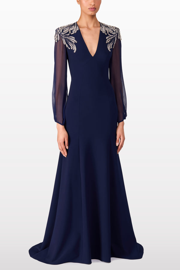 Jenny Packham LIQUORICE 2033 Dress MIDNIGHT KISS 2036