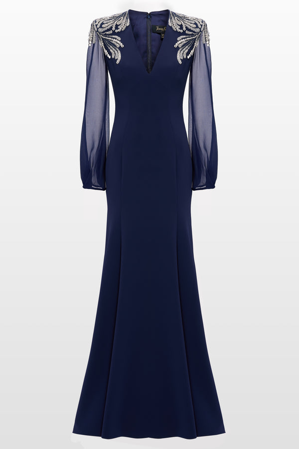 jenny packham LIQUORICE 2033 Dress MIDNIGHT KISS 2036