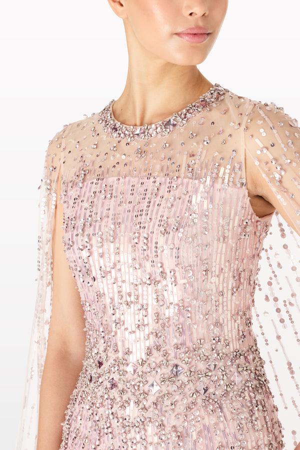 Jenny Packham Lux Blush Pink Gown Dress CONFETTI 222