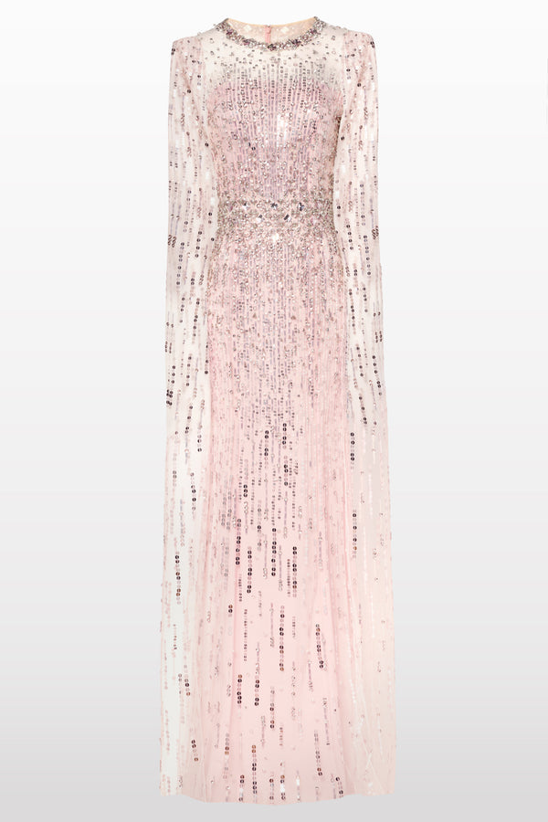 jenny packham Lux Blush Pink Gown Dress CONFETTI 222