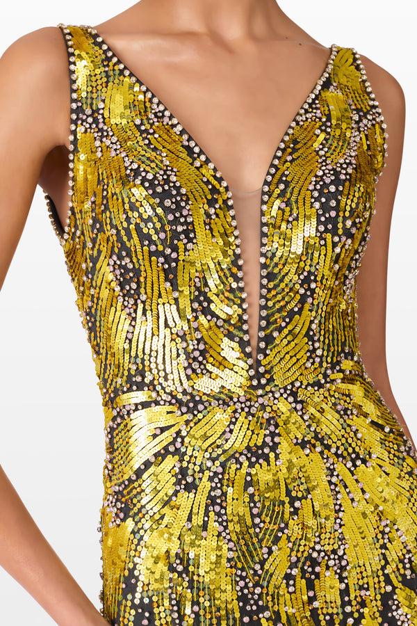 Jenny Packham Marion Dresses Shadow Grey 2060 Gold 127