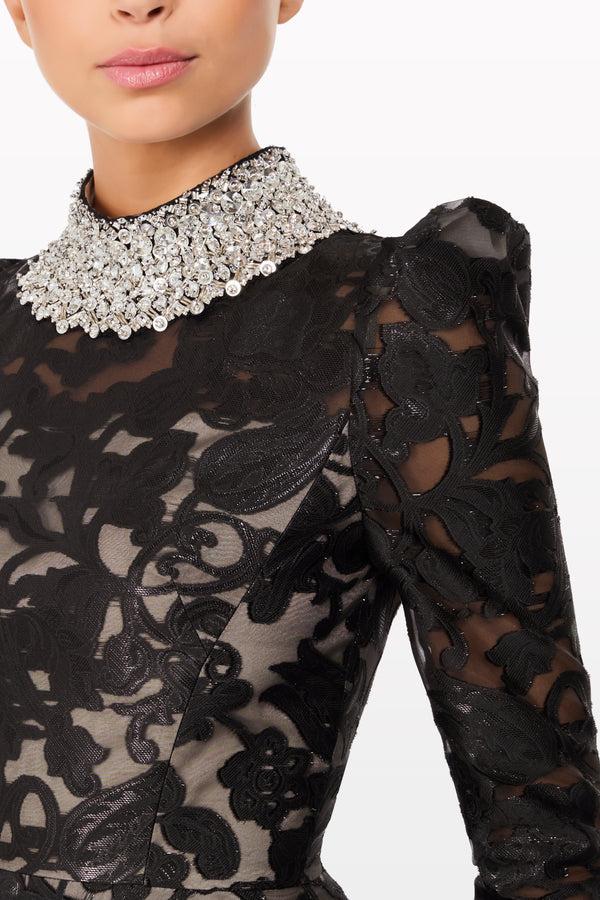 Jenny Packham Orion Dress Liquorice 2033 / Moonstone 2016