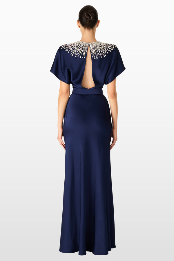 Jenny Packham Palladium Midnight Blue Gown Dress MIDNIGHT KISS 2036