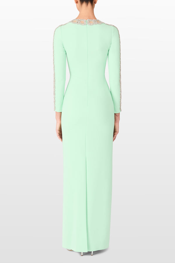 Jenny Packham Penny Longsleeved Formal Dress Dress SPRING GREEN 1024