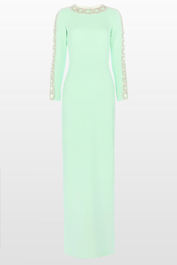 jenny packham Penny Longsleeved Formal Dress Dress SPRING GREEN 1024
