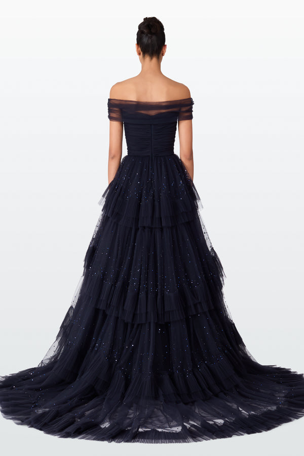 Jenny Packham Queenie Dresses Mockingbird Blue 2117