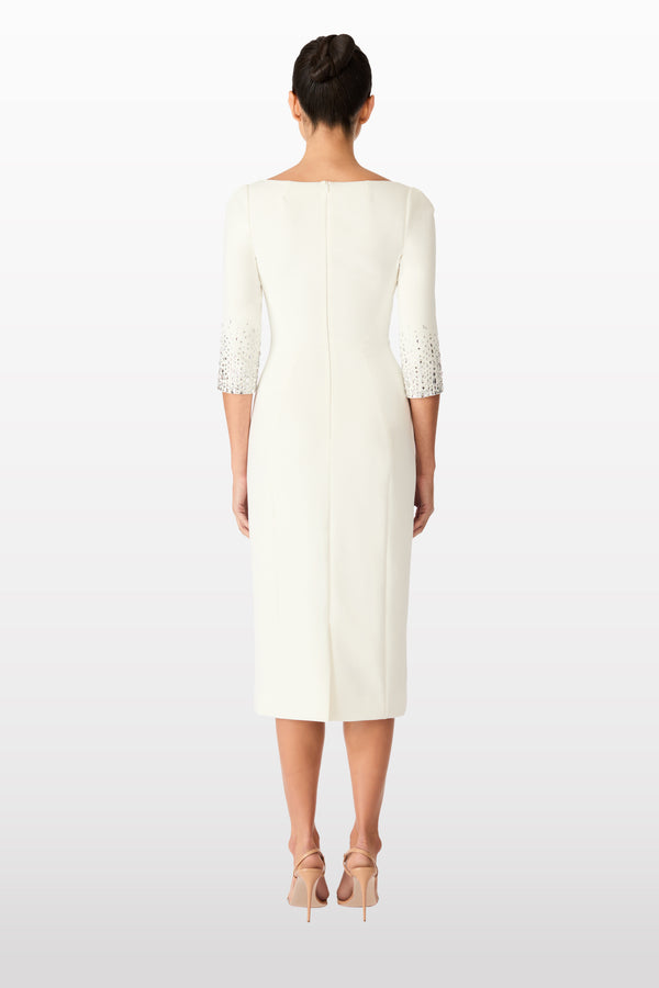 Jenny Packham Rosebud Mid-Length Dress Dress VANILLA 2018