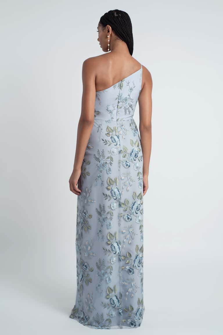 Jenny Yoo Bristol Enchanted Floral Embroidery Enchanted Floral Vintage Iris